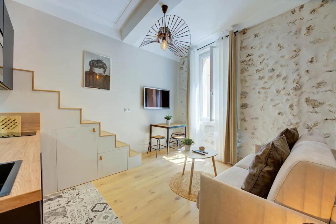 Duplex Studio Apt Mezzanine Near Shops & Cafes アンティーブ エクステリア 写真