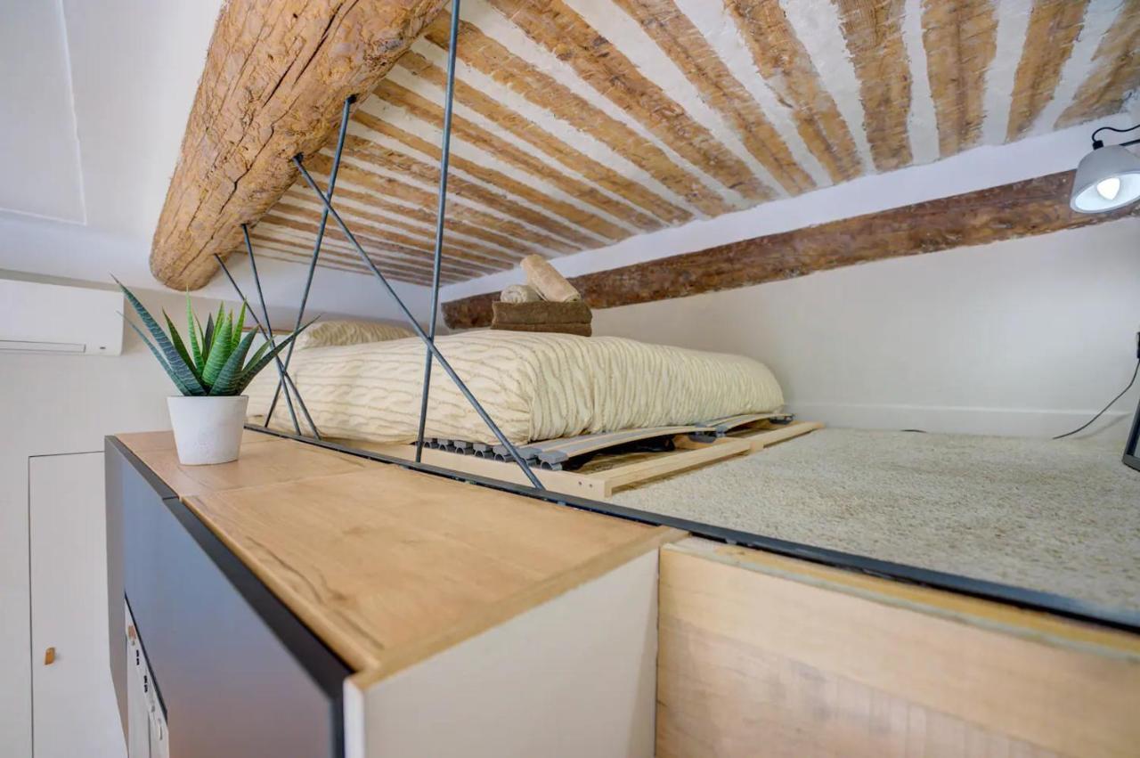 Duplex Studio Apt Mezzanine Near Shops & Cafes アンティーブ エクステリア 写真